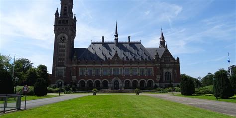 A world mired in conflict calls for international tribunals that play .